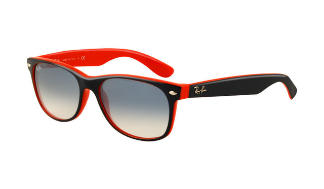 red wayfarer sunglasses